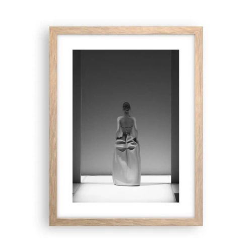 Plakát v rámu světlý dub - Rafinovaná jednoduchost - 30x40 cm