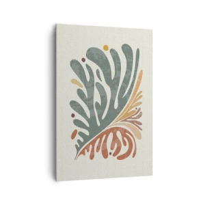 Obraz na plátně - Vícebarevný list - 70x100 cm