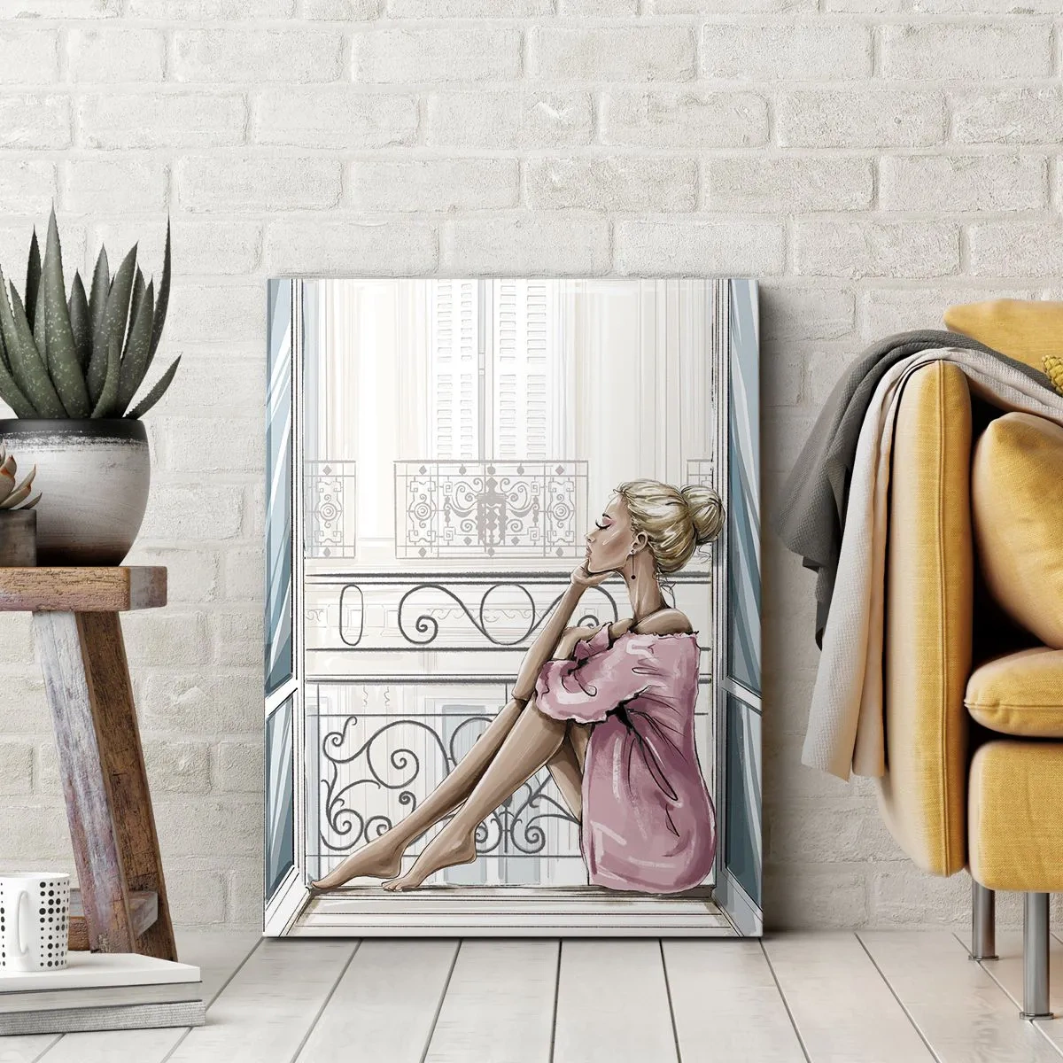 Obraz na plátně - Pařížské ráno - 80x120 cm