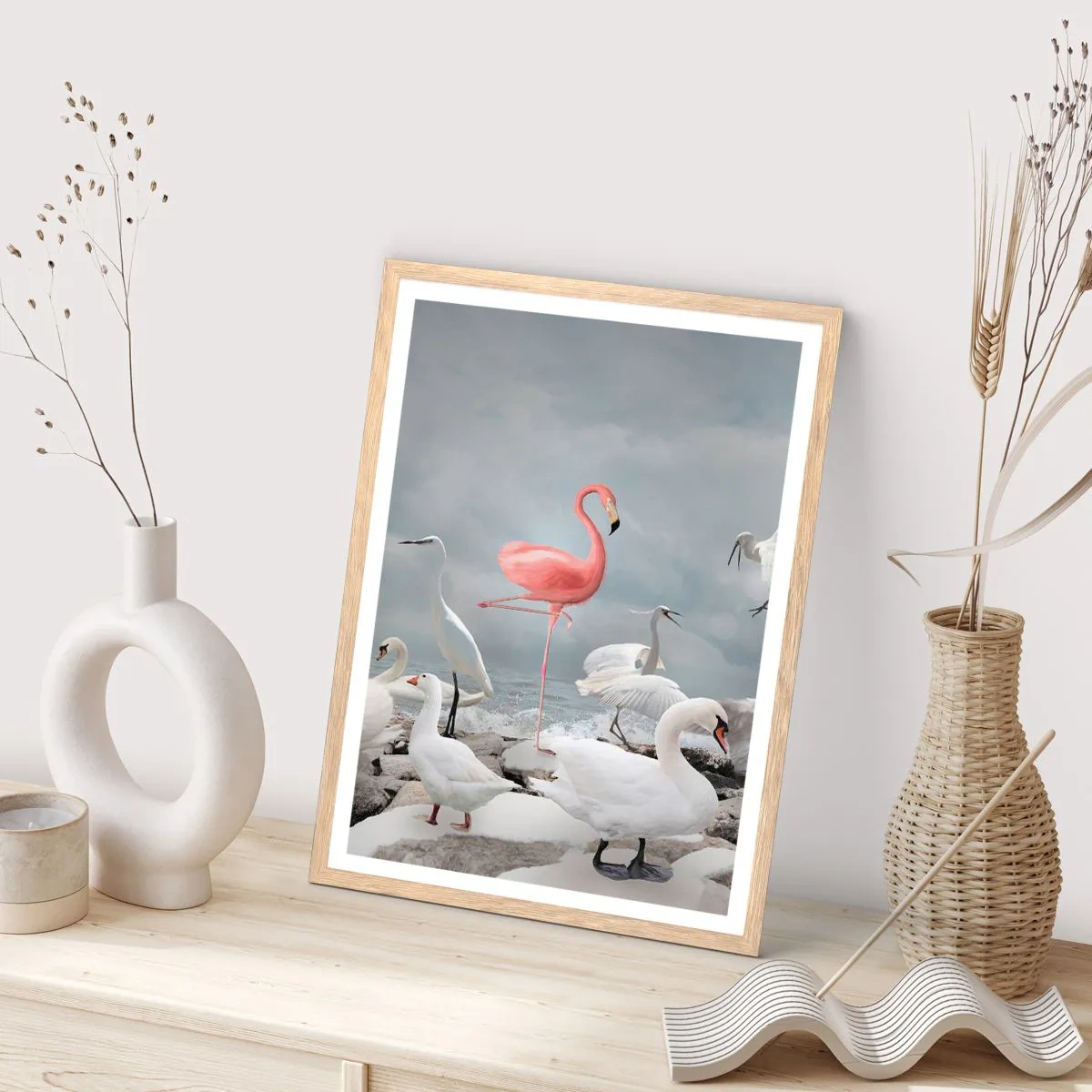 Plakát v rámu světlý dub - Kde jsem se tu vzal? - 70x100 cm