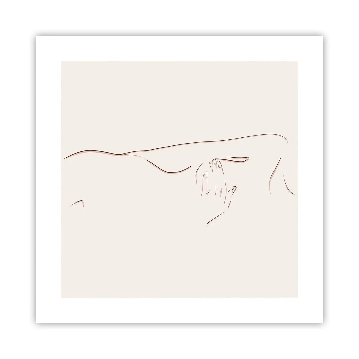 Plakát - Tvar touhy - 40x40 cm