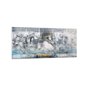 Obraz na skle - Jako na ledě, tak i na hroudě - 120x50 cm