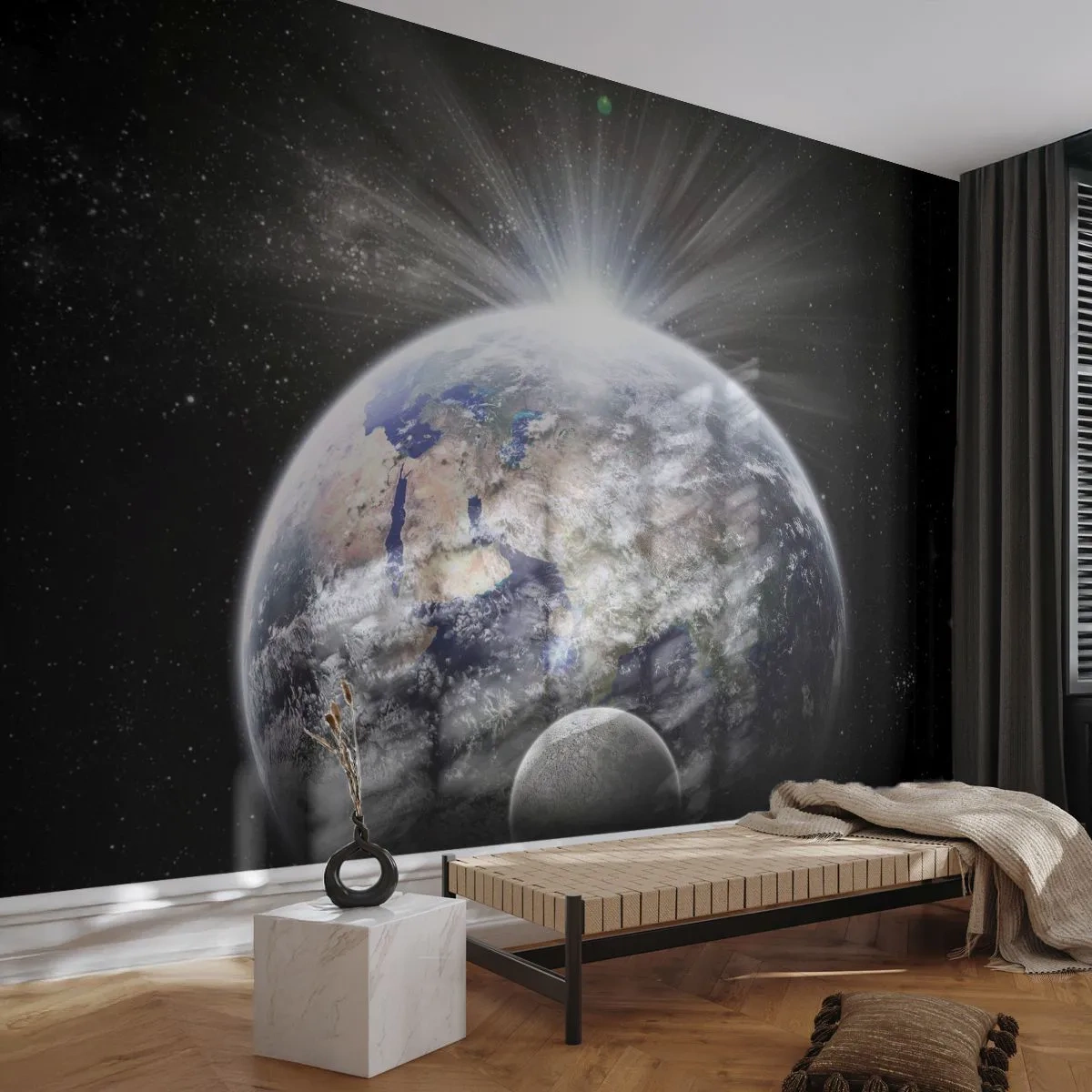 Fototapeta Samolepicí Deluxe Sticker - V plném lesku - Astronomie, Kosmos, Galaxie - 250x175 cm