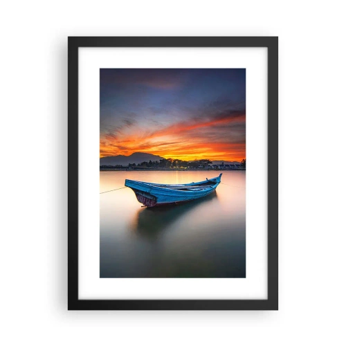 Plakát v černém rámu - Blíží se dobrá noc - 30x40 cm