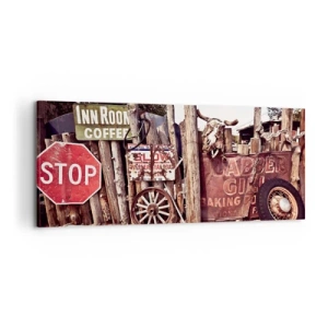 Obraz na plátně - A čas se zastavil - 120x50 cm