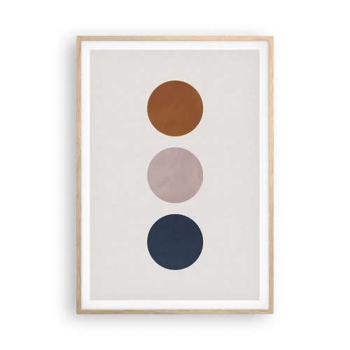 Plakát v rámu světlý dub - Symbol dokonalosti - 70x100 cm