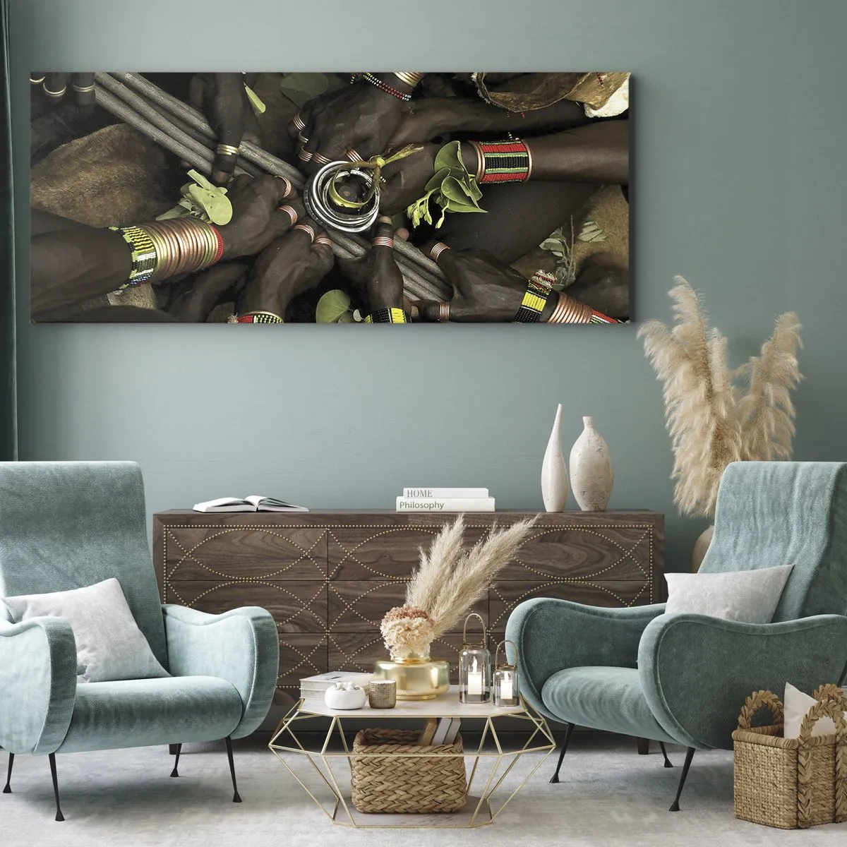 Obraz na plátně - Jsme spolu - 100x40 cm
