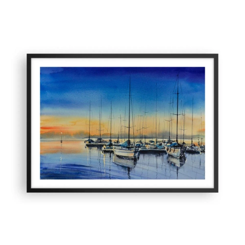Plakát v černém rámu - Konec dobrého dne - 70x50 cm