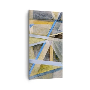 Obraz na plátně - Přímo nebo diagonálně? - 65x120 cm