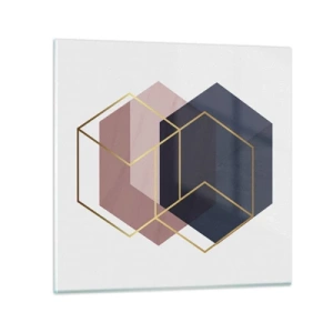 Obraz na skle - Síla jednoduchosti - 40x40 cm