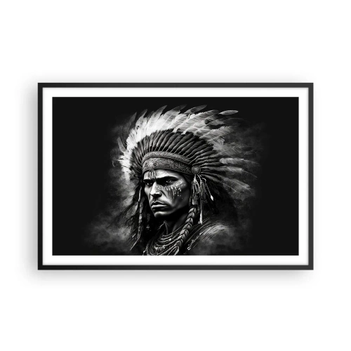 Plakát v černém rámu - Vůdce a bojovník - 91x61 cm