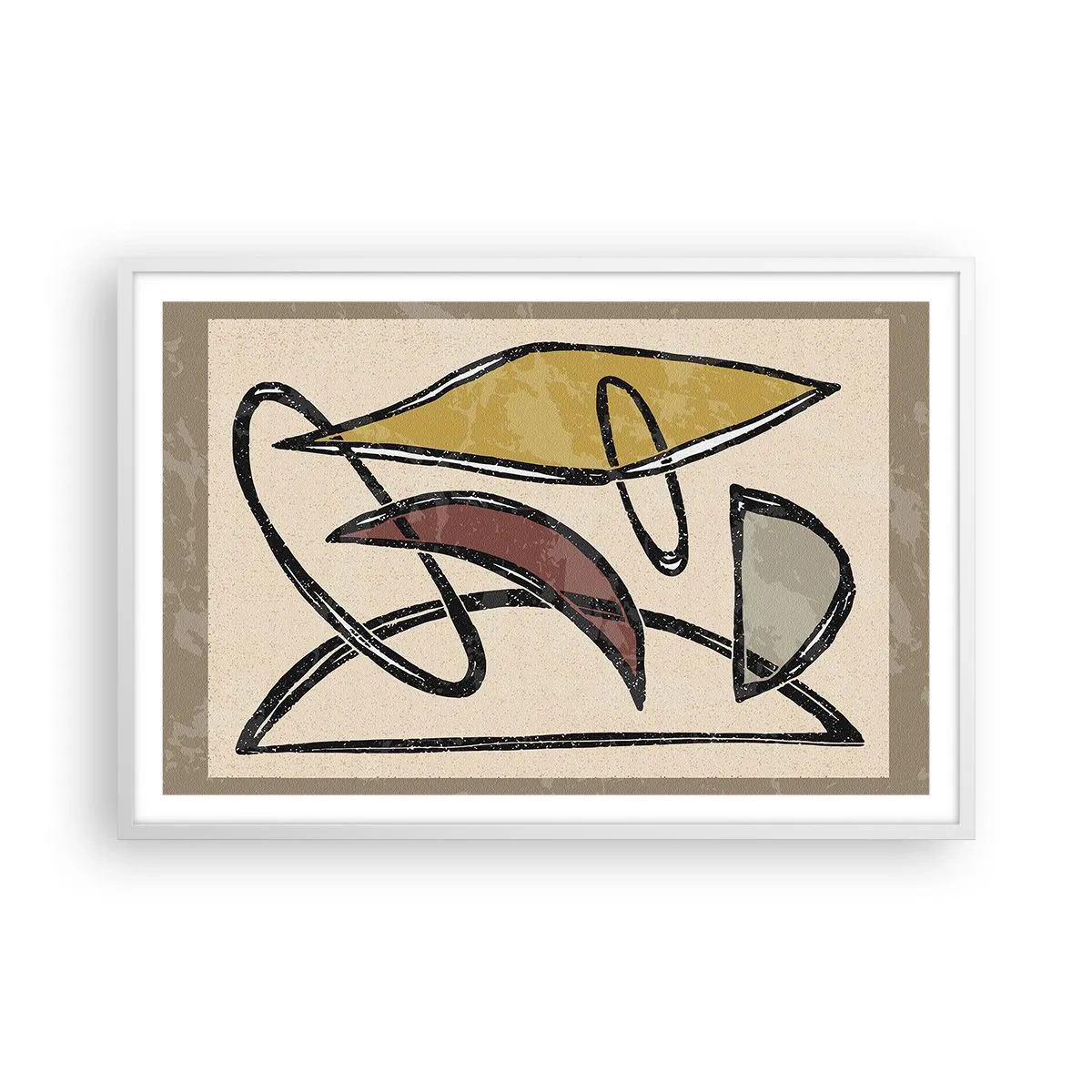 Plakát v bílém rámu - Svisle a vodorovně - 91x61 cm