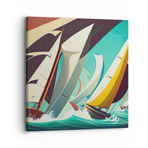 Obraz na plátně - Jak vycházet s živly - 30x30 cm