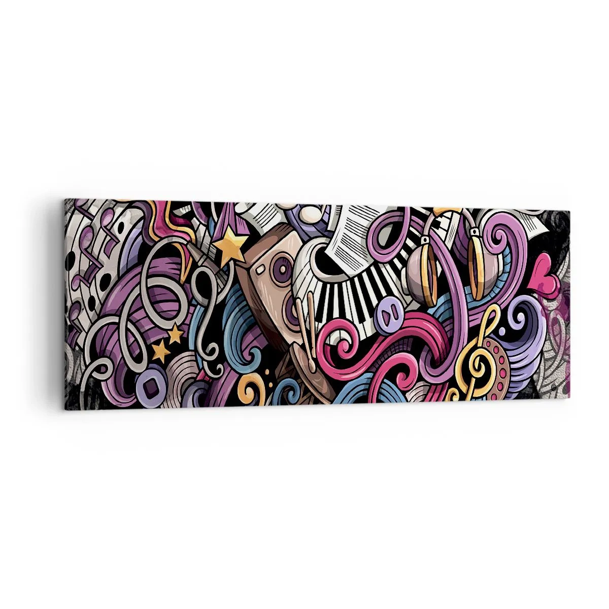 Obraz na plátně - Komplikovaná melodie - 140x50 cm