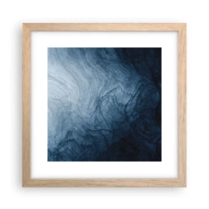 Plakát v rámu světlý dub - Sáhnout do hlubin - 30x30 cm