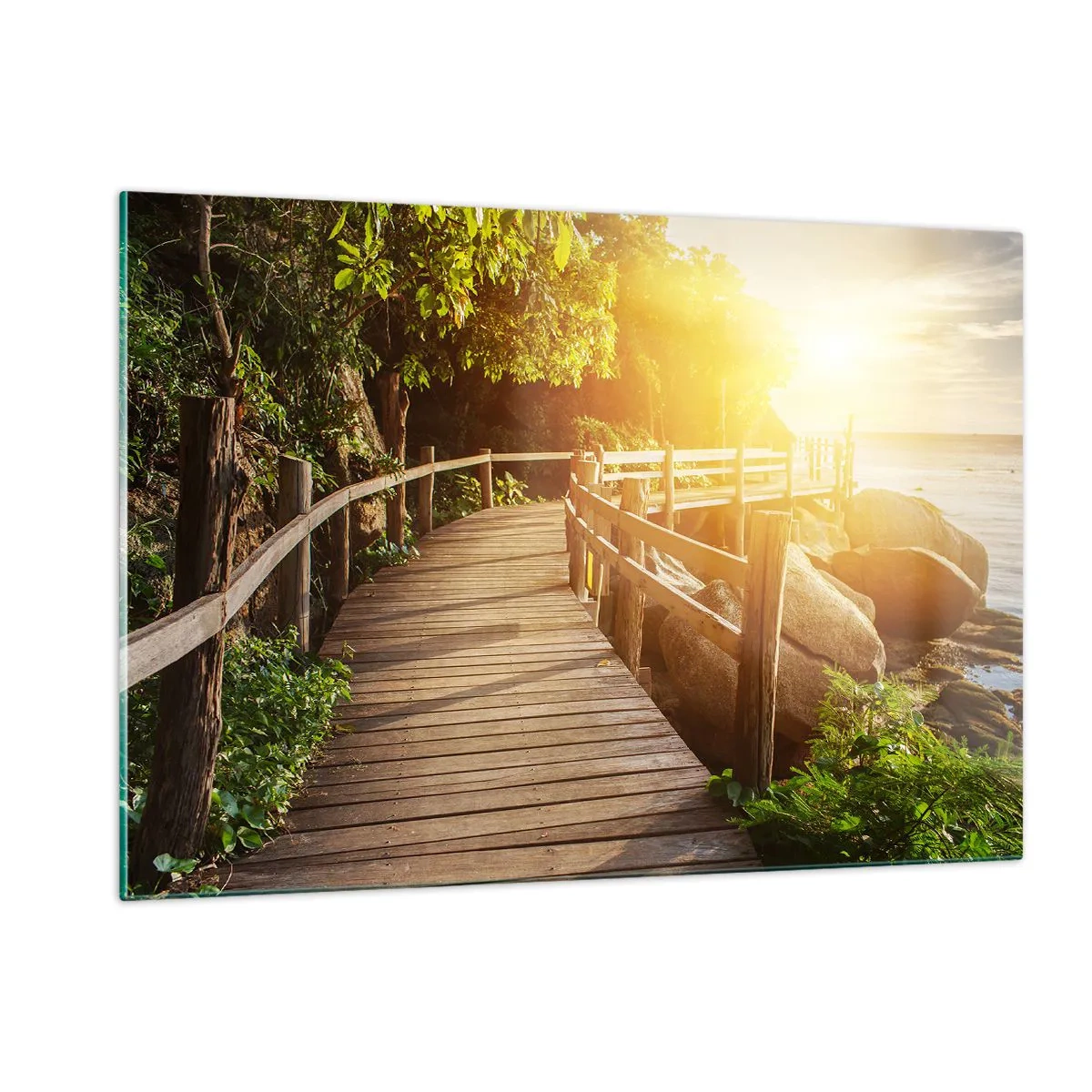 Obraz na skle - Další zatáčka, další zázraky - 120x80 cm