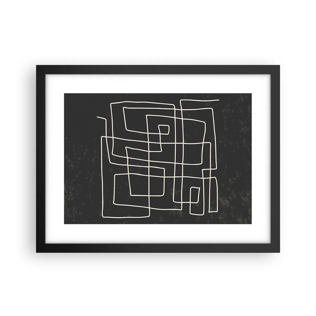 Plakát v černém rámu - Není to tak jednoduché - 40x30 cm