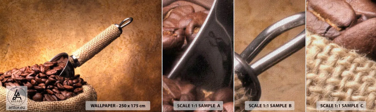 Vzor Fototapety Premium Canvas - U zdroje chuti - Gastronomie, Káva, Aroma - 100x30 cm