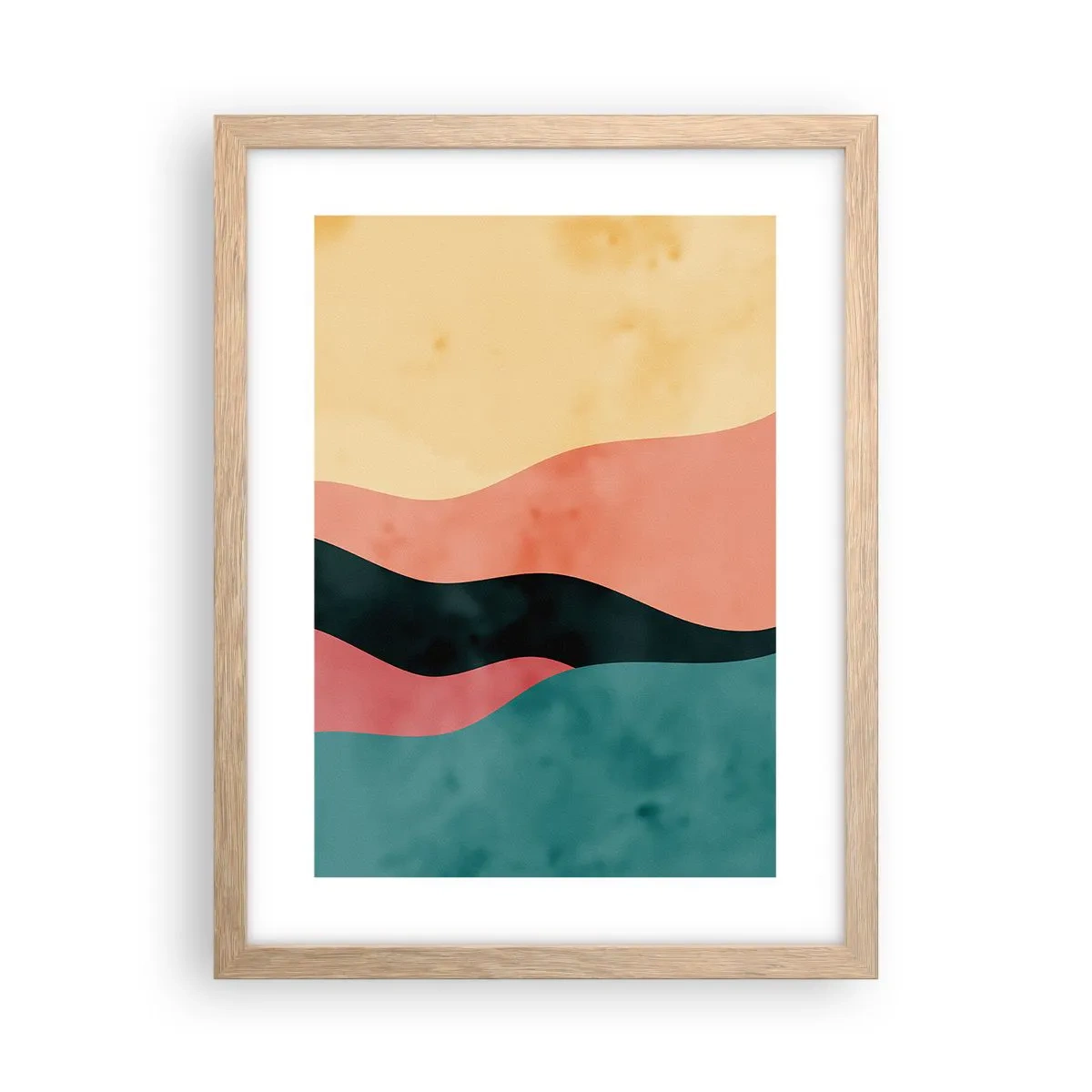 Plakát v rámu světlý dub - Kompatibilní nesoulad - 30x40 cm