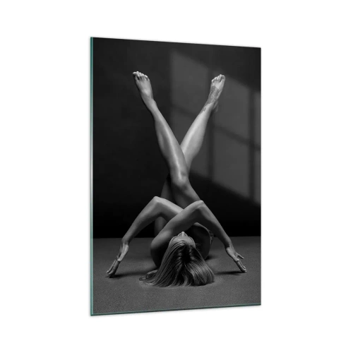 Obraz na skle - Geometrie nahoty - 80x120 cm