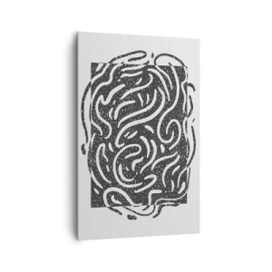 Obraz na plátně - Abstrakce: tanec radosti - 80x120 cm