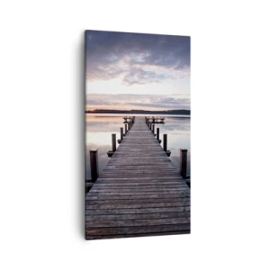 Obraz na plátně - Tichá hranice mezi dnem a nocí - 45x80 cm
