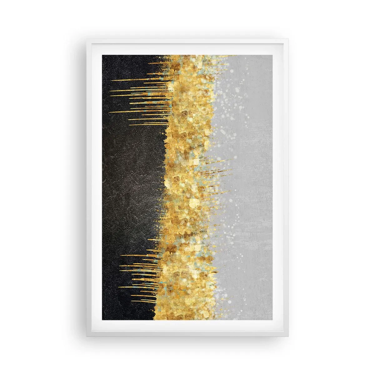 Plakát v bílém rámu - Dovnitř a vzhůru - 61x91 cm