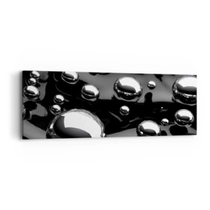 Obraz na plátně - Z černé tůně - 90x30 cm
