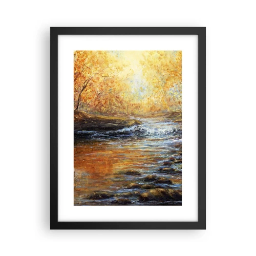 Plakát v černém rámu - Zlatý potok - 30x40 cm