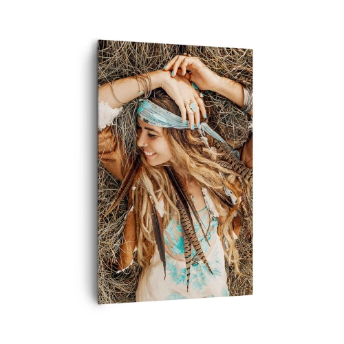 Obraz na plátně - Na cestě do léta lásky - 80x120 cm