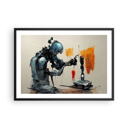 Plakát v černém rámu - Už zítra… - 70x50 cm