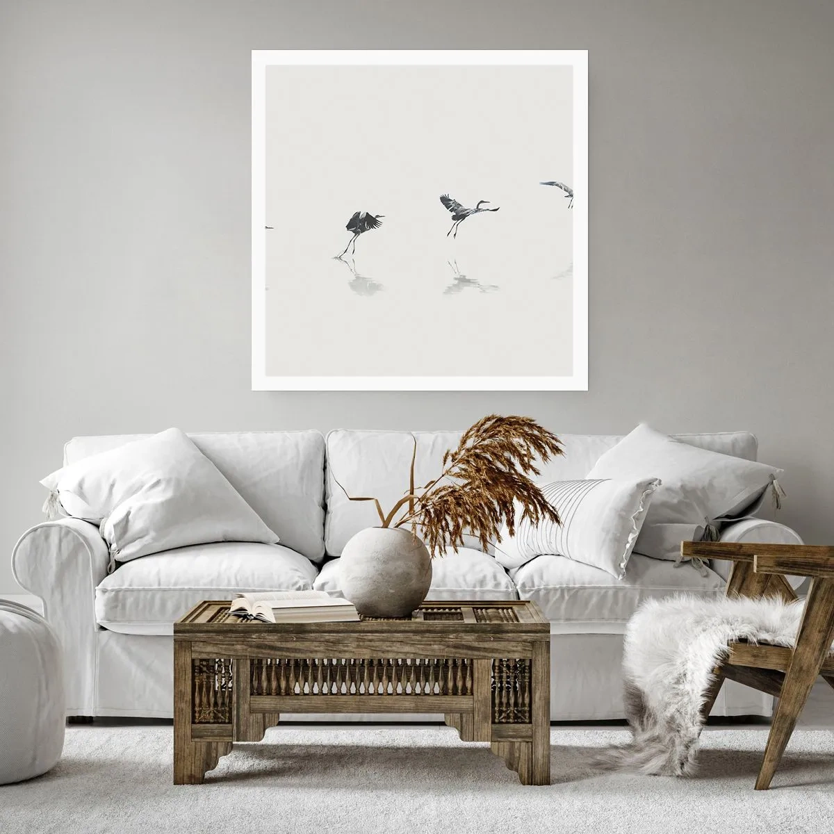 Plakát - Čtyři jednoduché kroky - 60x60 cm