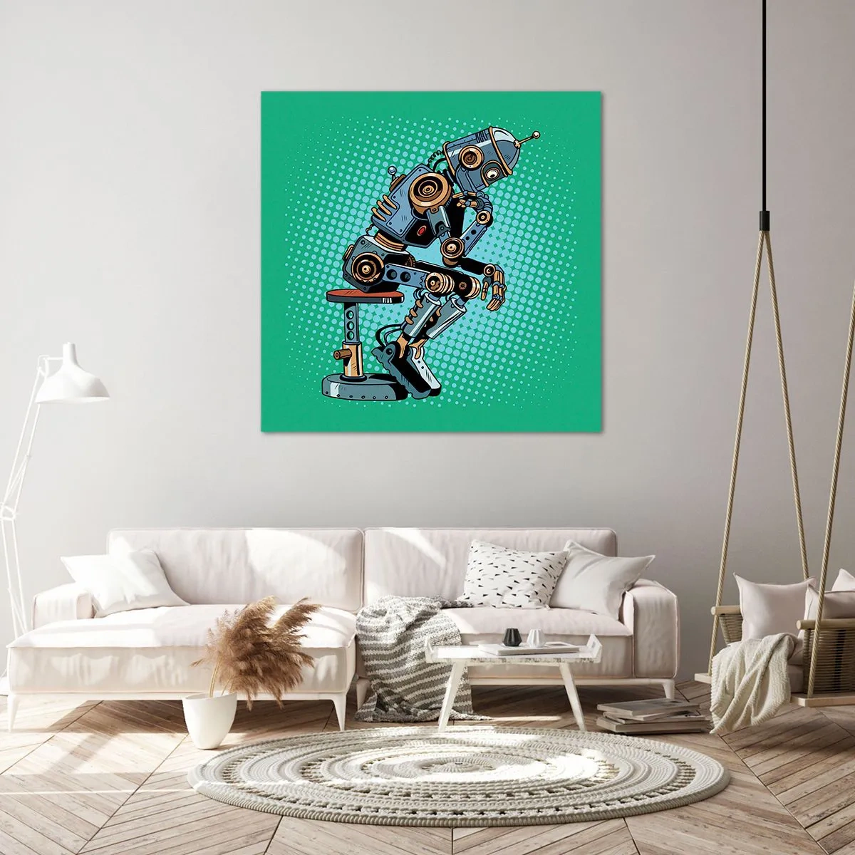 Obraz na plátně - Nad podstatou bytí - 40x40 cm