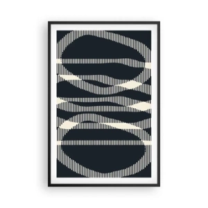 Plakát v černém rámu - Pokus o prolomení temnoty - 61x91 cm