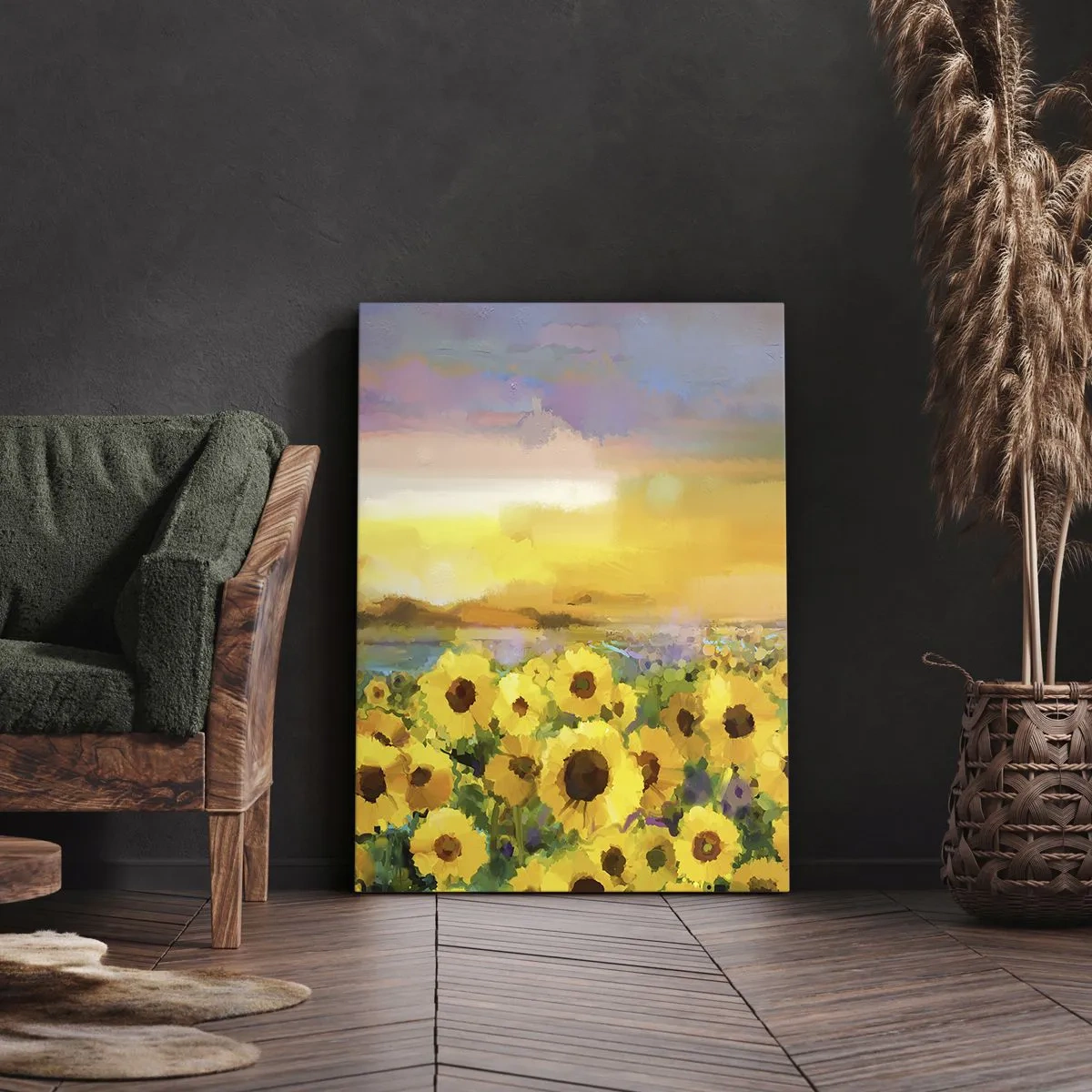 Obraz na plátně - Samotné slunce sestoupilo na zem - 50x70 cm