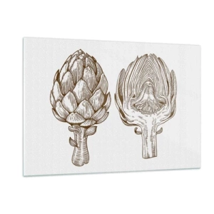 Obraz na skle - Hodiny anatomie - 120x80 cm