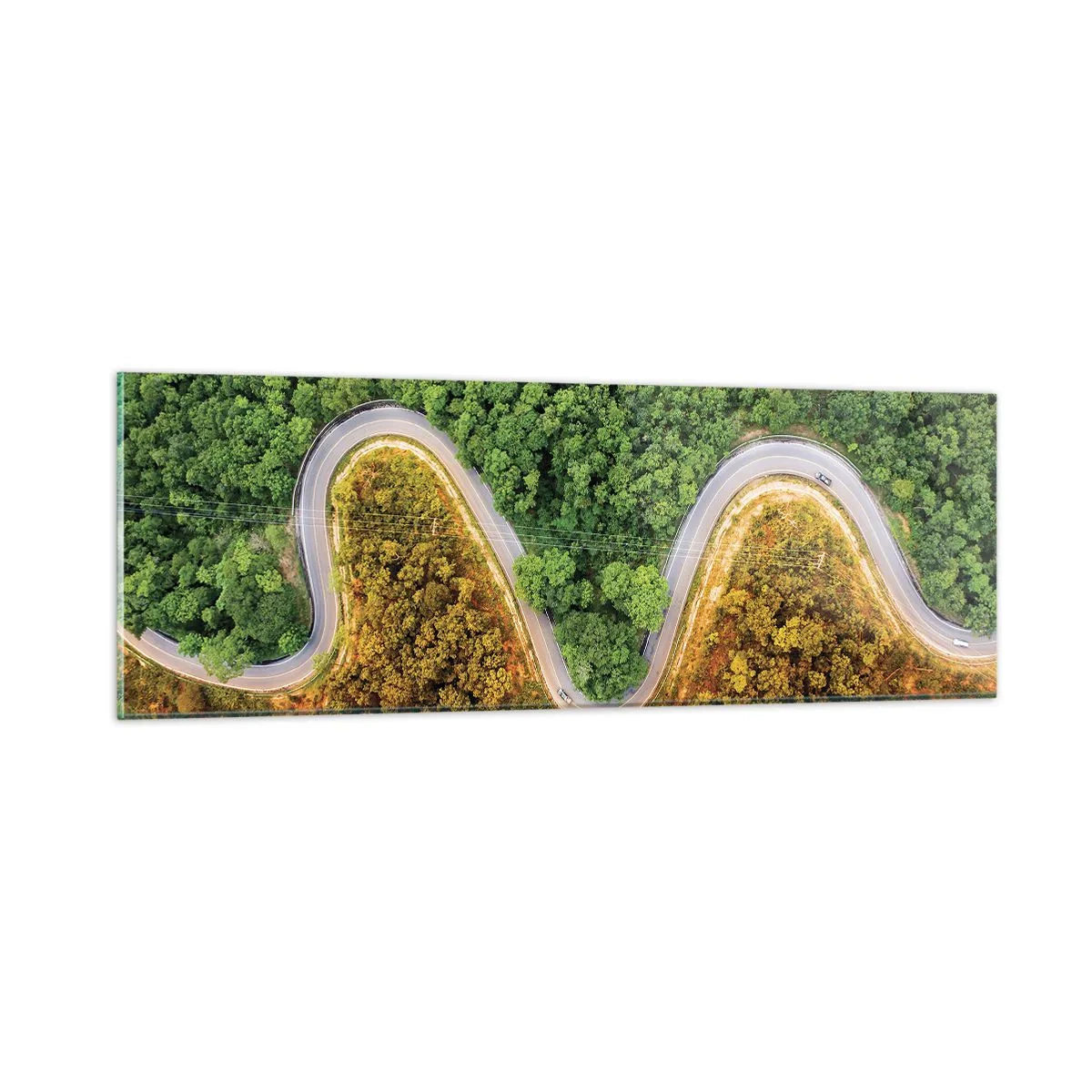 Obraz na skle - Hranice a průlomy - 90x30 cm