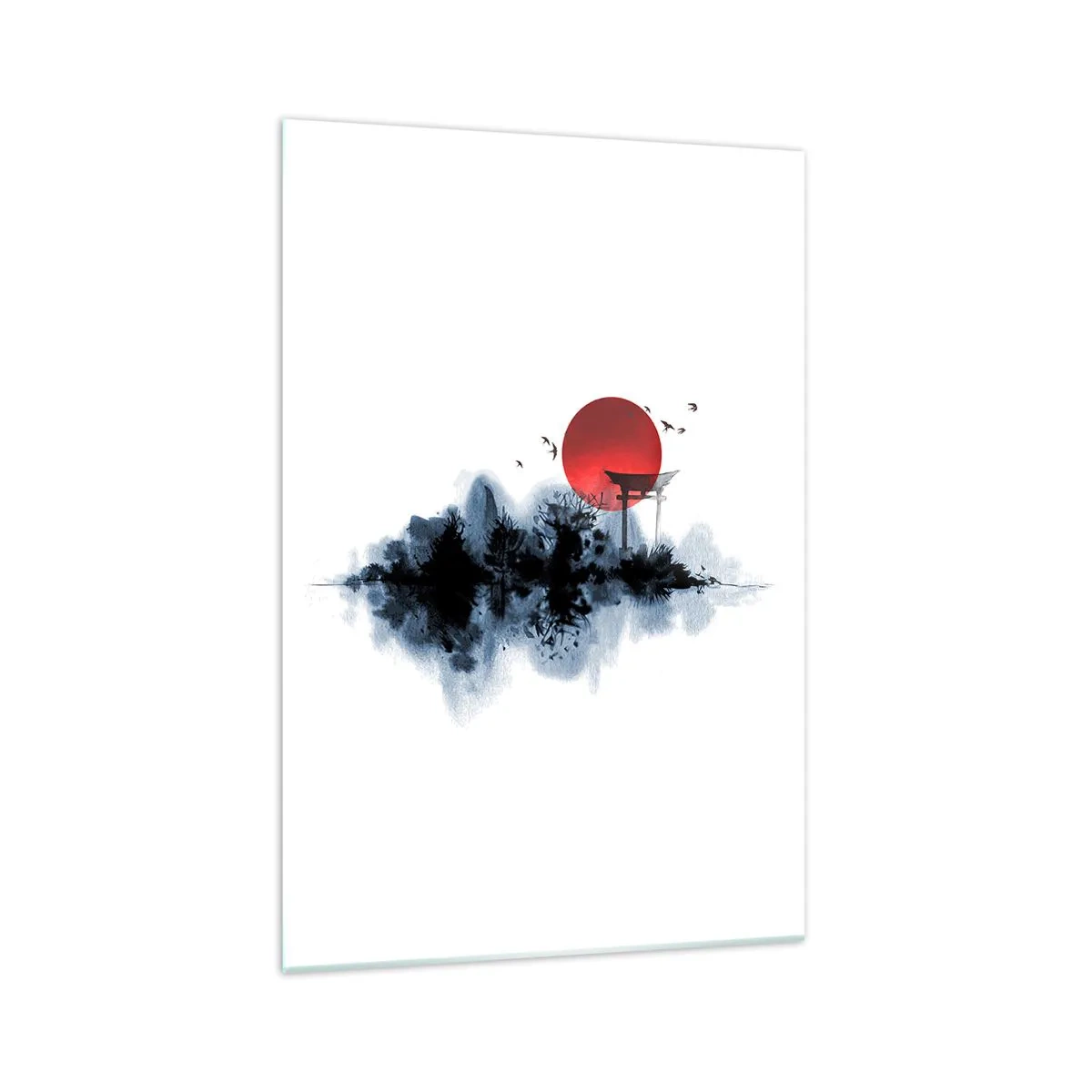 Obraz na skle - Japonský pohled - 70x100 cm