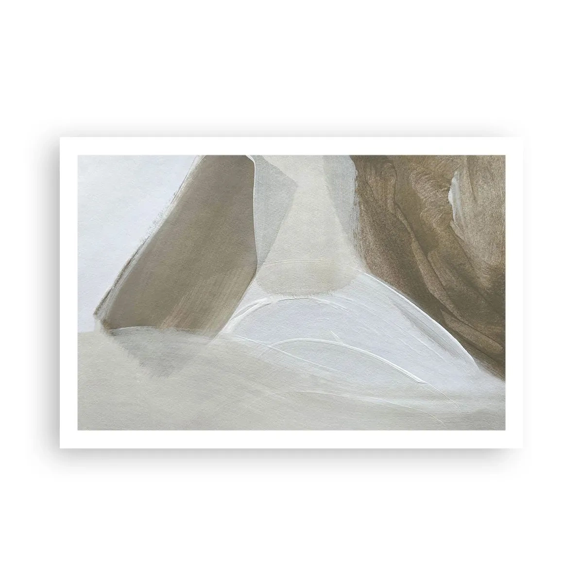 Plakát - Vlna bílé - 91x61 cm