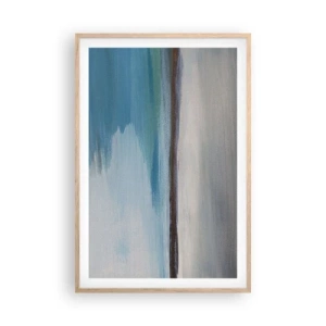 Plakát v rámu světlý dub - Horizontální krajina - 61x91 cm