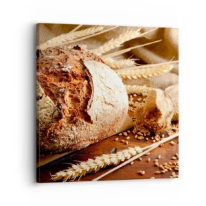 Obraz na plátně - Chutný, voňavý, křupavý - 30x30 cm