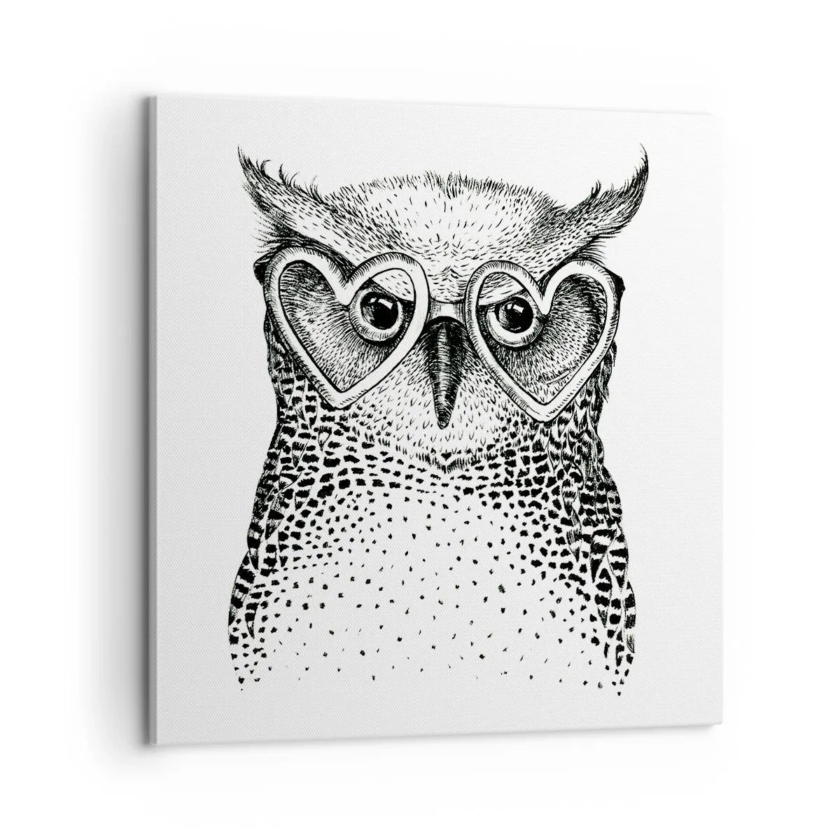 Obraz na plátně - Moudře a s láskou - 60x60 cm