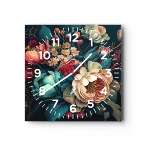 Nástěnné hodiny - Půvab 19. století - 40x40 cm