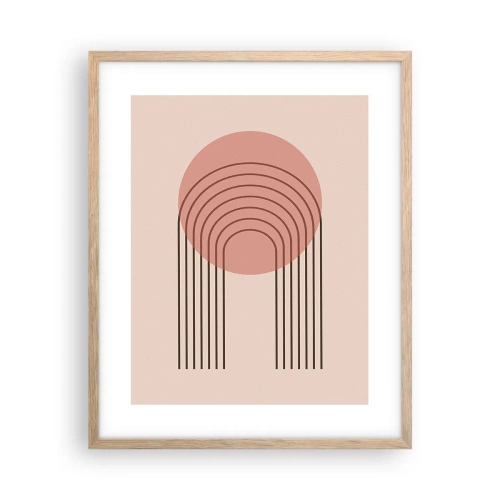 Plakát v rámu světlý dub - Neodolatelná přitažlivost - 40x50 cm