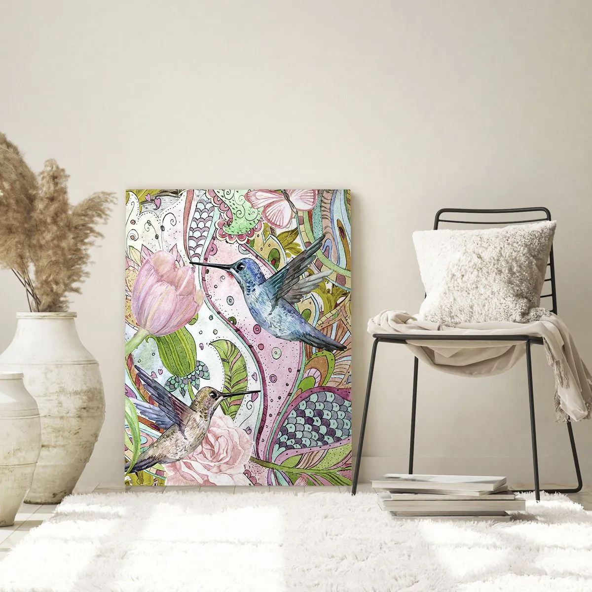 Obraz na skle - Zamotané do lián - 70x100 cm