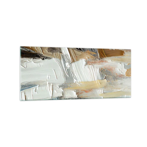 Obraz na skle - Barevné nahromadění - 120x50 cm