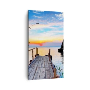 Obraz na plátně - Dobrý večer - 45x80 cm