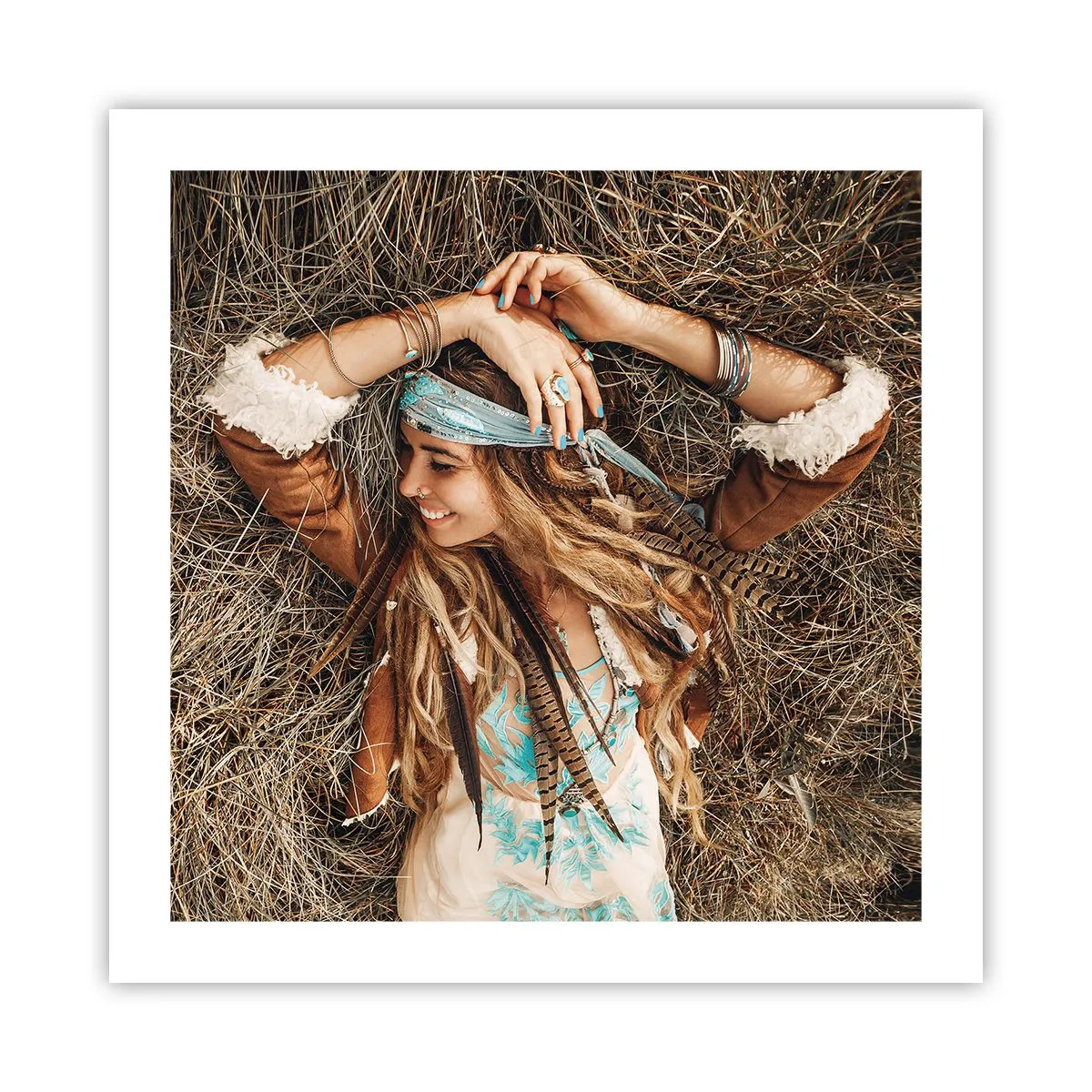 Plakát - Na cestě do léta lásky - 50x50 cm