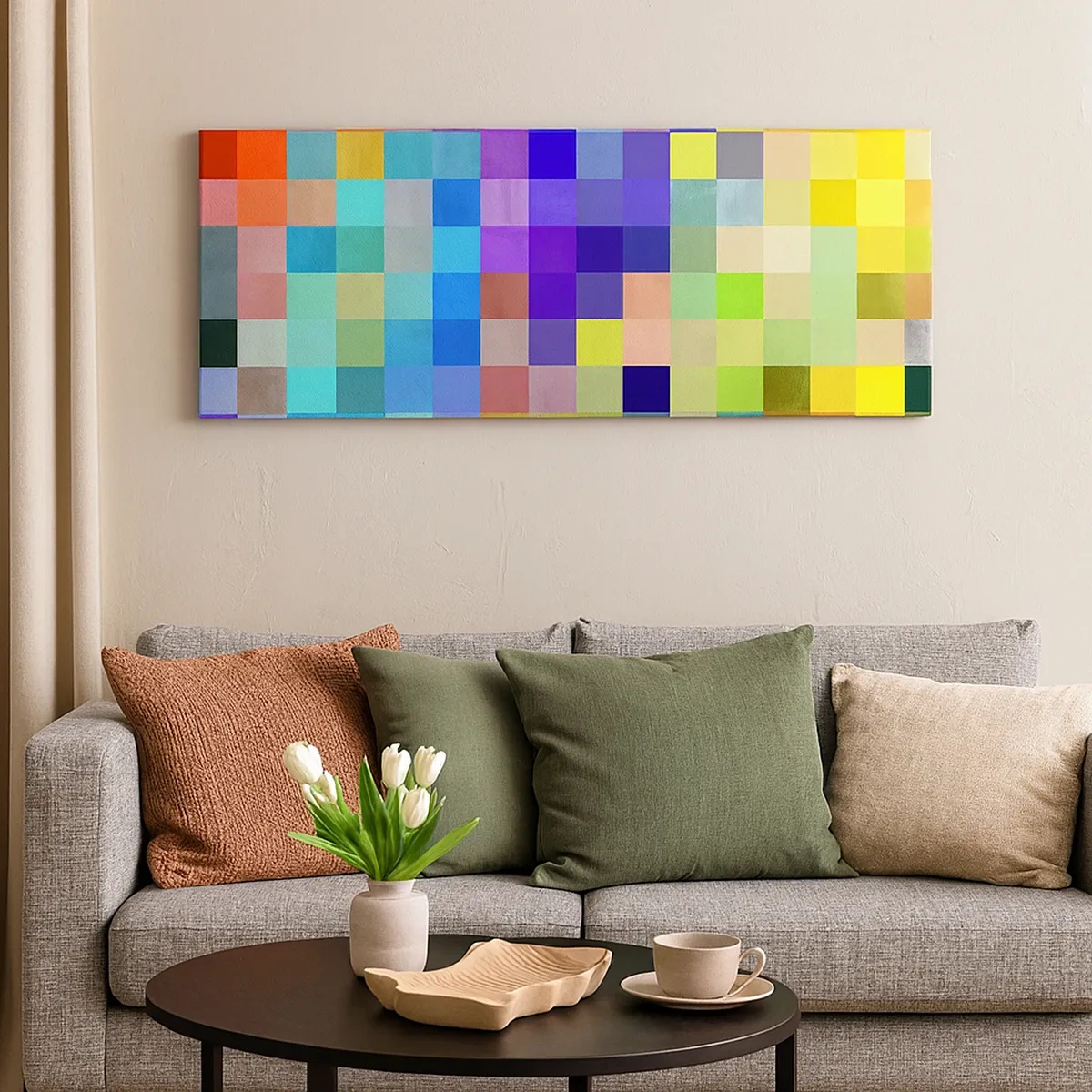 Obraz na plátně - Každý jiný, všechny rovné - 30x30 cm