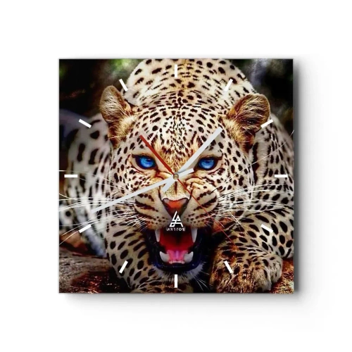 Nástěnné hodiny - Vztek kráse neškodí - 30x30 cm